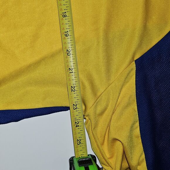 Sverige Sweden Football Soccer Jersey Shirt Men’s Size XXL Yellow And Blue - Picture 7 of 10